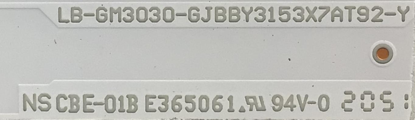 KIT DE LED'S PARA TV INSIGNIA (3 PIEZAS) / NUMERO DE PARTE LB-GM3030-GJBBY3153X7AT92-Y / 210BZ07D0B334BCC0X / 32BB00-CKD / 0ZM2T36IEQAN / 170327B9 / PANEL TPT315B5-1A072.L REV:S23B / DISPLAY ST3151A07-2 VER.2.4 / MODELO NS-32DF310NA19 - Imagen 3
